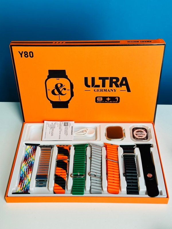 Y80 Ultra Smartwatch With 8 Strap price in bangladesh